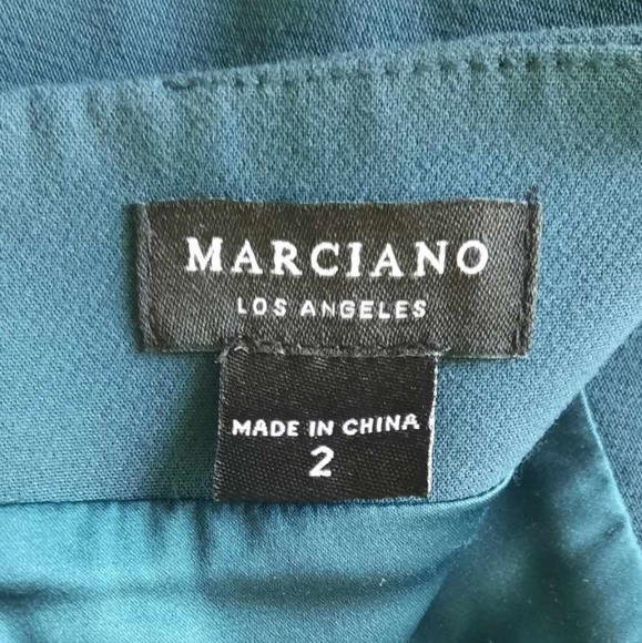Marciano LA Teal Pencil Skirt - Picture 7 of 8